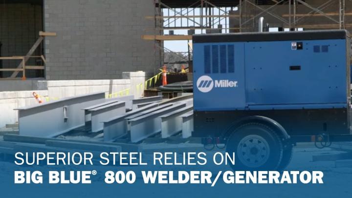 Superior Steel Relies on Big Blue 800 Welder