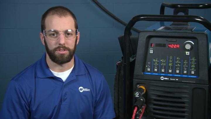Miller Dynasty 400 Welds Up to 5/8-inch Material