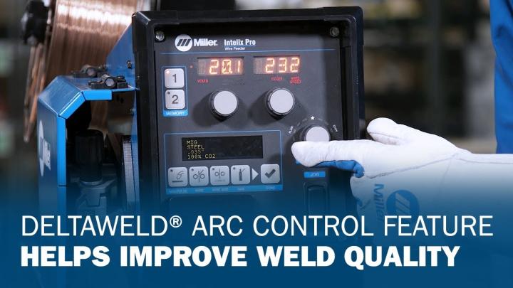 Deltaweld Arc Control Feature Helps Improve Weld Quality