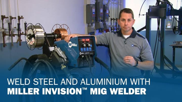 Weld Steel and Aluminum With Miller Invision MIG Welder