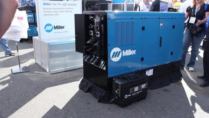 Optimize Welding Output, Productivity and Flexibility with Miller Dual Operator Welder/Generator