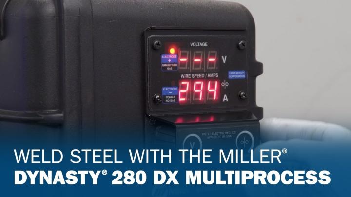 Weld Steel With the Dynasty 280 DX Multiprocess Welder