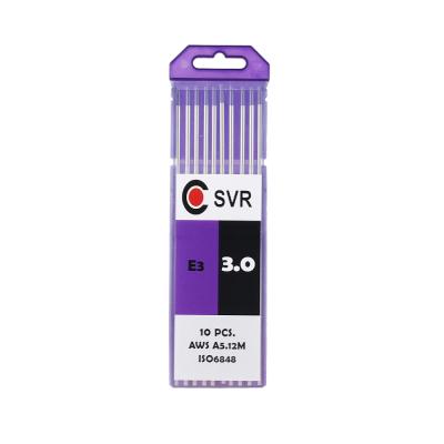 Электрод вольфрамовый SVR E3 лиловый 1,0 мм фото артикул: SVR-E3-175-10