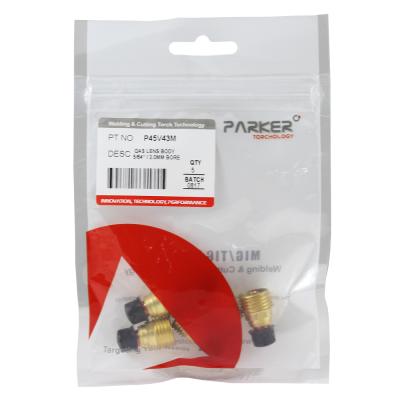 P45V43M Держатель цанги Parker с газовой линзой 2,0x22,0 мм (TIG) фото артикул: P45V43M