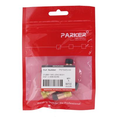 PSTB45V44 Держатель цанги Parker с укороченной газовой линзой 2,4x27,0 мм (TIG) фото артикул: PSTB45V44