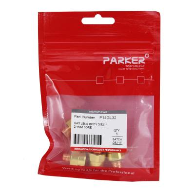 P18GL32 Держатель цанги Parker с газовой линзой 2,4x19,5 мм для горелок SGT 18SC / SGTCW 18SC фото артикул: P18GL32