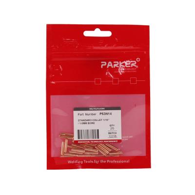 P53N14 Цанга Parker 1,6x14,0 мм для горелок SGT 24W / 150F / 200F / 225F с головой P24 (TIG) фото артикул: P53N14