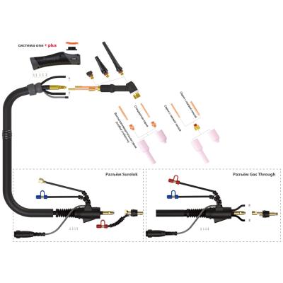 Сварочная горелка Parker SGT 18SC 4 метра фото артикул: SVA-SGT18SC-S1-12-SL-WF1-WR1-GS0BG