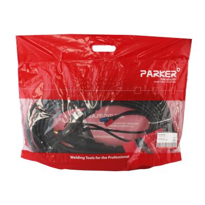 Сварочная горелка Parker SGT 225F с гибким гусаком, головой SGT 18, резьбой 1/4 BSP и системой One TIG 12 метров для TIG сварки в среде аргона фото артикул: SVA-SGTSF225-U18-70-QS1-37-SL-QWF1-QWR1-QGS5-PTP0-