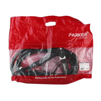 Сварочная горелка Parker SGT 26FX с гибким гусаком, 5-пиновым разъёмом EWM, Lorch, Lincoln, разъёмом с резьбой 1/4 BSP и системой One TIG 4 метра для TIG сварки в среде аргона фото артикул: SGT26FX-QS1-12-SL-QGS5-PTP2-BG