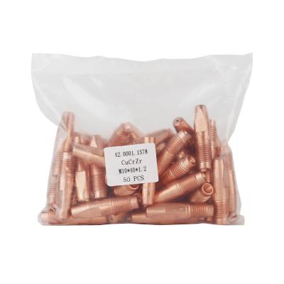 Контактный наконечник SVR М10 CuCrZr 1,2x40,0 мм фото артикул: SVR-TIP-CU-CR-ZR-M10-40-1,2-50