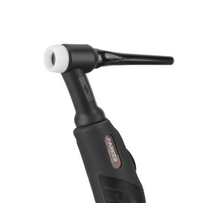 Сварочная горелка Parker SGT 18FX с гибким гусаком, резьбой 1/4 BSP и системой One TIG 8 метров фото артикул: SVA-SGT18FX-QS1-25-SL-QWF1-QWR1-QGS5-PTP0-BG