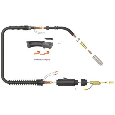 Сварочная полуавтоматическая горелка Parker SGA-455HD 6 метров фото артикул: SGA-455HD-M2-60ERBG