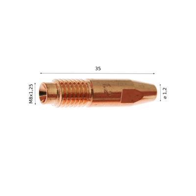 U42.0001.3647 Контактный наконечник Uniarc М8 CuCrZr 1,2x35,0 мм фото артикул: U42.0001.3647