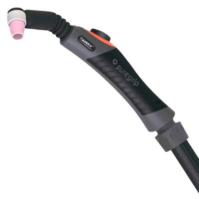 Сварочная горелка Parker SGT 225F с гибким гусаком и головой SGT18, 5-пиновым разъёмом под Сварог, гайкой на газ М10 8 метров фото артикул: SVA-SGTSF225-U18-70-S3-25-SL-WF1-WR1-GS6-IHQ0141-B