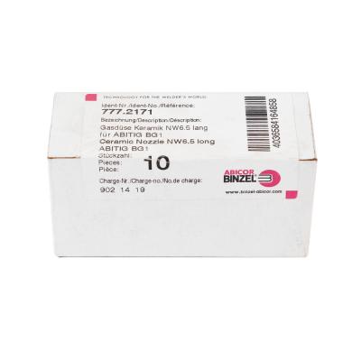777.2171 Сопло Abicor Binzel керамическое №4 6,5x36,0 мм (TIG) фото артикул: 777.2171