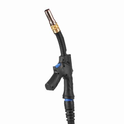 Сварочная полуавтоматическая горелка Arc M65W с рукояткой пистолетного типа, гусаком 45° и комплектацией под диаметр 1,6 мм 3 метра (MIG/MAG) фото артикул: M65WLP45-3M-1.6