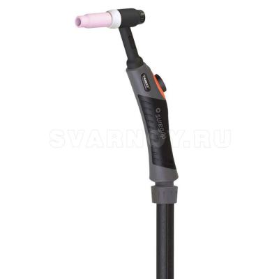 Сварочная аргонодуговая горелка Parker SGT 17 с 5-пиновым разъёмом, разъёмом с резьбой M10 x 1.0 и системой One TIG 8 метров для TIG сварки в среде аргона фото артикул: SGT17-QS1-25-SL-QGS6-PERCP15-BG