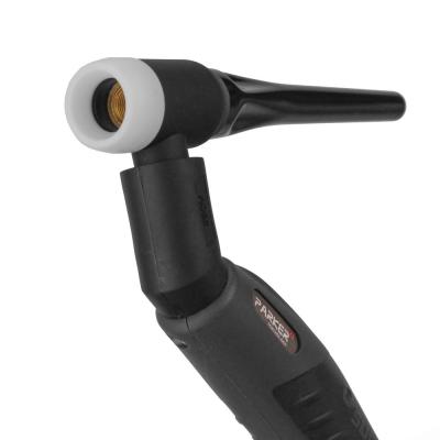 Сварочная аргонодуговая горелка Parker SGT 250M с шарнирной головой SGT 17, 5-пиновым разъёмом EWM, Lorch, Lincoln, разъёмом с резьбой 1/4 BSP и системой One TIG 4 метра для TIG сварки в среде аргона фото артикул: SVA-SGTSF250M-UM17-90-QS1-12-SL-QWF1-QWR1-QGS5-PTP