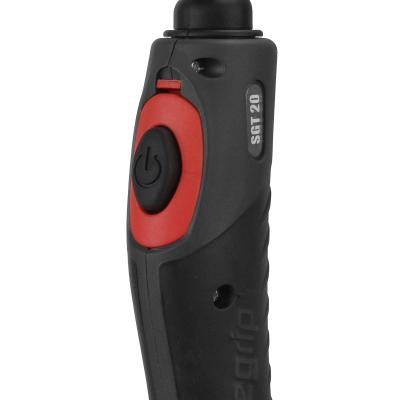 Сварочная аргонодуговая горелка Parker SGT 20FX с гибким гусаком, с 5-пиновой вилкой Tuchel и разъёмом с резъбой 1/4 BSP 4 метра (One TIG) для TIG сварки в среде аргона фото артикул: SVA-SGT20FX-QS1-12-SL-QWF1-QWR1-QGS5-PTP0-BG