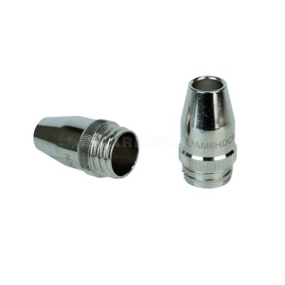 AM6HDCN Наконечник сопла газового Arc цилиндрический медный 15 мм для полуавтоматической горелки M6 (MIG/MAG) фото артикул: AM6HDCN