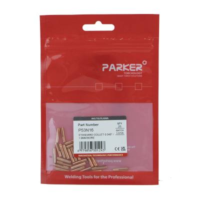 P53N16 Цанга Parker 1,0x14,0 мм для горелок SGT 24W / 150F / 200F / 225F с головой P24 (TIG) фото артикул: P53N16