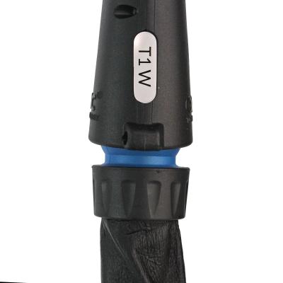 Сварочная аргонодуговая горелка Arc T1W с гибким гусаком, 9-пиновым разъёмом управления и системой One TIG 4 метра для TIG сварки в среде аргона фото артикул: T1WFX-S1-4M-SL-QWF1-QWR1-QGS4-PSP2110-P9-BG