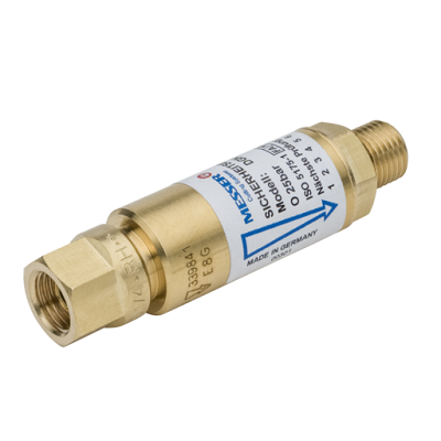 Клапан огнепреградительный DGN (G 1/4 RH, кислород) фото артикул: 0463283