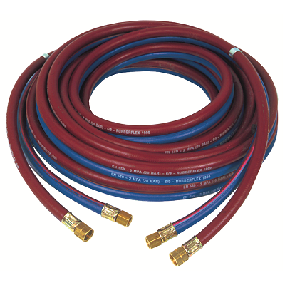 Сдвоенный рукав обжатый (G 1/4 DN 6x5, G 3/8 DN 8x3,5, 10 м) фото артикул: 0469014