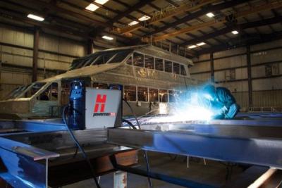 Аппарат механизированной плазменной резки Powermax 105 (230-400В, 3ф, CPC-порт, DURAMAX 180°, 7,6 м) фото артикул: 059400