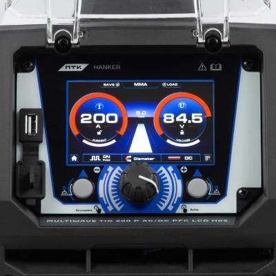 ПТК HANKER MULTIWAVE TIG 200 P AC/DC PFC LCD H05 фото