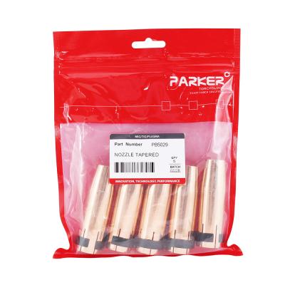 PB5029 Сопло газовое Parker сильно коническое медное 14 мм для горелок SGB 380A / 401W / 501W / 555W / SB 501W Auto (MIG/MAG) фото артикул: PB5029