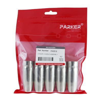 PA3516 Сопло газовое Parker сильно коническое медное 16 мм для полуавтоматических горелок SGA-LW 305A / SGA-LW 355A фото артикул: PA3516