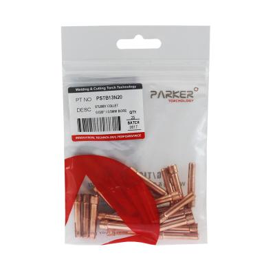 PSTB13N20 Цанга Parker укороченная для газовой линзы 0,5x30,5 мм (TIG) фото артикул: PSTB13N20