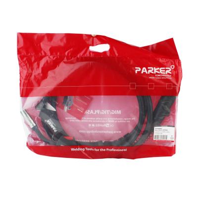Сварочная полуавтоматическая горелка Parker SGA-LW 355A с облегчённым сварочным кабелем 4 метра фото артикул: SGA-LW355-40ERBG